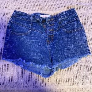 refuge, jean short shorts